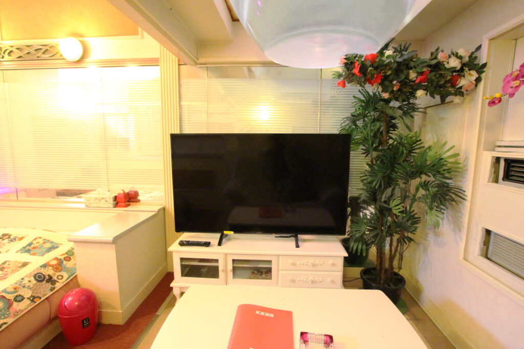 日光のホテルキングは大型テレビ完備